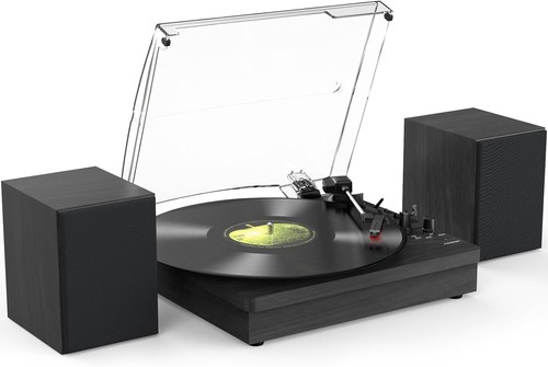Vinyl turntable with stereo - vinyl,