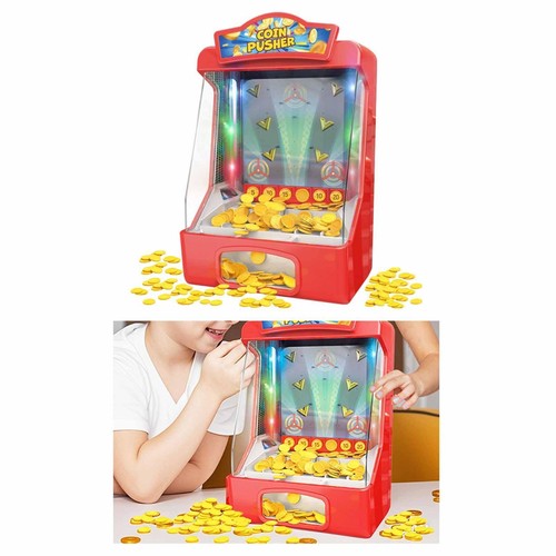 Small coin pusher machine with - pusher,
