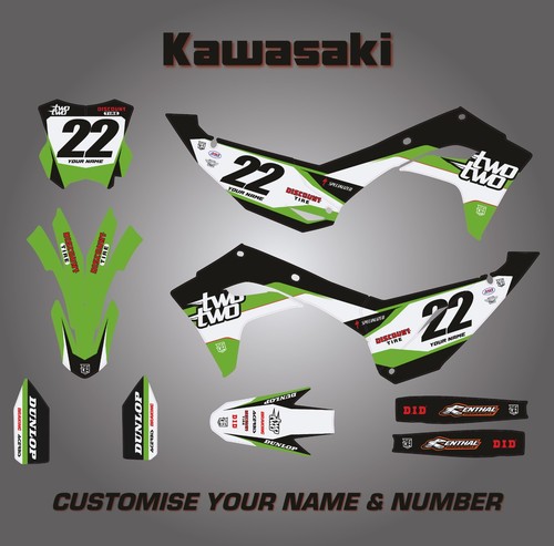 Custom kawasaki graphics kx - kawasaki,