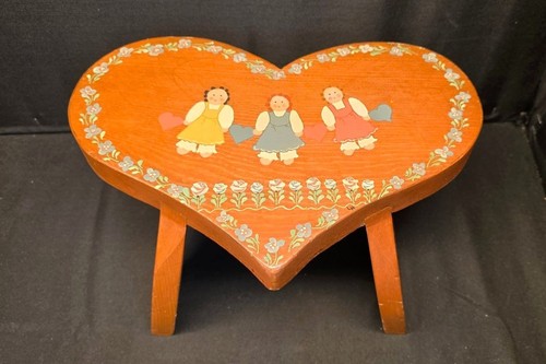 Vintage solid wood heart - vintage,