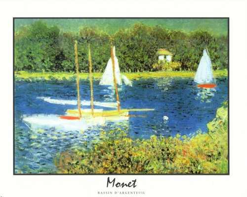 Inch framed monet - 8,