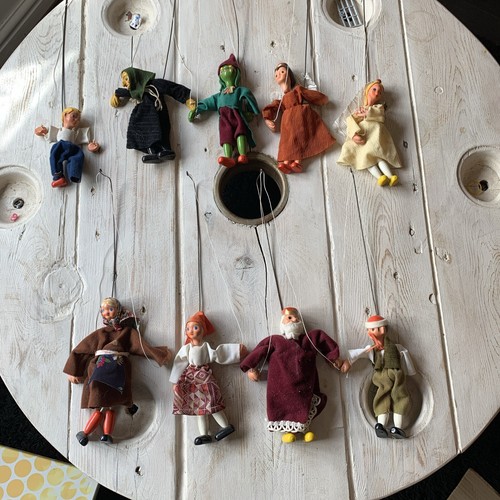 Vintage puppet theater - vintage,