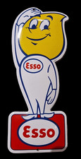 ESSO (GARAGE). PORCELAIN