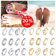 12Pcs Women Ladies Toe Ring