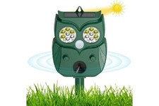 Joomouney Ultrasonic Cat Repellent Fox Deterre Solar Powered Animal Scarer 