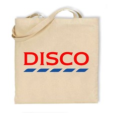 Reusable Tote Bag - Disco - Single Funny Gift Meme Tesco UK Humour