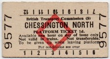 BTC(S) Platform Ticket=Chessington North 1d