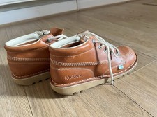 Boys Tan Kickers, Size 39, Very Good Condition