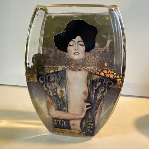 Goebel gustav klimt glass - goebel,