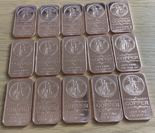 Copper bullion bars - bullion,