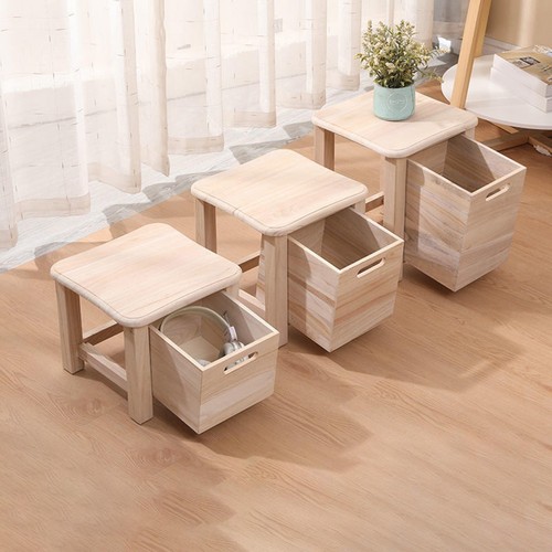 Wooden step stool - wooden,