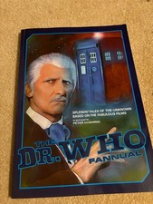 Dr Who Fannual starring Peter Cushing - RARE and OOP - NEW paperback