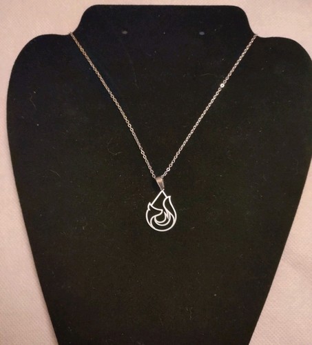 Fox necklace reversable - necklace,