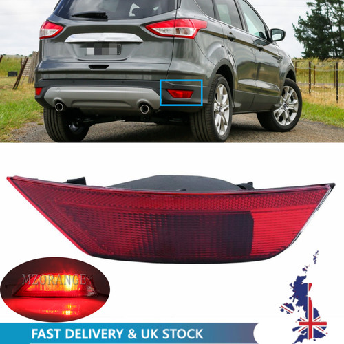 Right rear bumper reflector - rear,