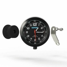 Oxford Clock - Black High Waterproof Motorcycle Clock - OX559