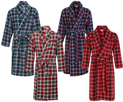 Walker reid fleece robe mens - reid,