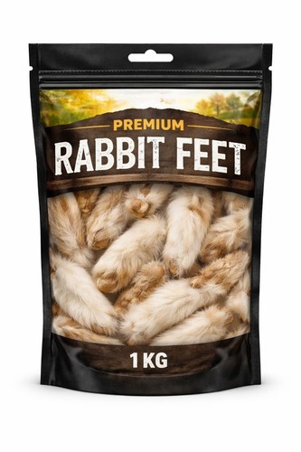 1kg 100 natural rabbit - 1kg, feet