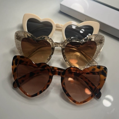 Women heart sunglasses - heart,