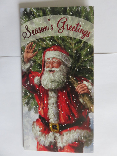 Christmas money wallet card
