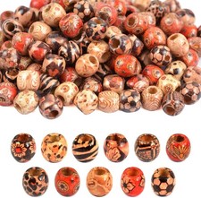 300pcs 12mm Natural Painted
