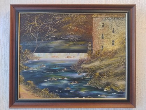 Original oil painting r - painting, p.r