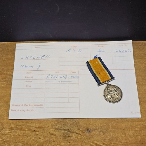Ww1 silver war medal gnr - silver,