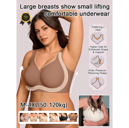 Women wireless jelly bra - jelly,