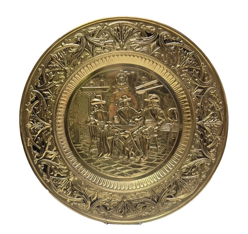 Vintage embossed brass - vintage,