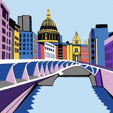 St Paul's Cathedral Londonj - Signed Giclee Canvasr - A Special Gift for Someone