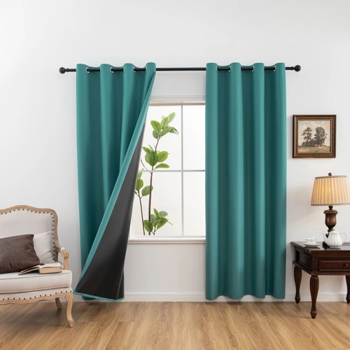Blackout door curtains ready - blackout,