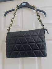 Faux Leather Black Clutch Bag Designer Dupe