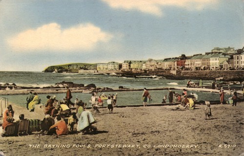 The bathing pools - bathing, portstewart