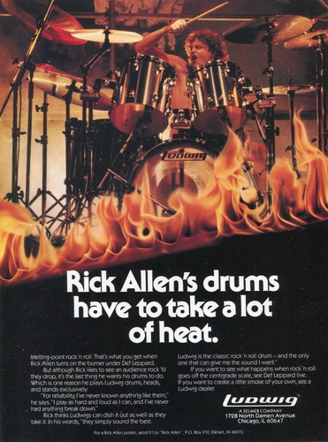 1984 print ludwig drum - 1984, of
