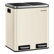 SONGMICS Dual Kitchen Bin 2 x