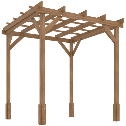 Wooden pergola kit - x,