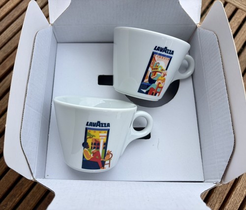 Lavazza coffee cups - coffee, window