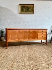 Mid Century Teak 1960s Nathan Circles Sideboard
