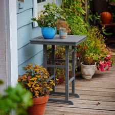 HDPE Patio Pub Table, Square