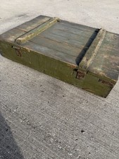 Vintage wooden military box - vintage,