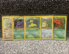 Pokémon 5 WOTC Holos Bundle! (Jungle - Gym Heroes) NM - HP