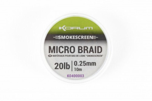 Korum smokescreen micro braid - korum,