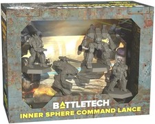 Battletech: Inner Sphere Command Lance 4 Pack Miniatures