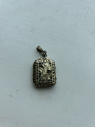Antique filigree locket - antique,
