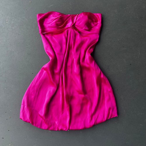 Cache hot pink strapless satin - pink,