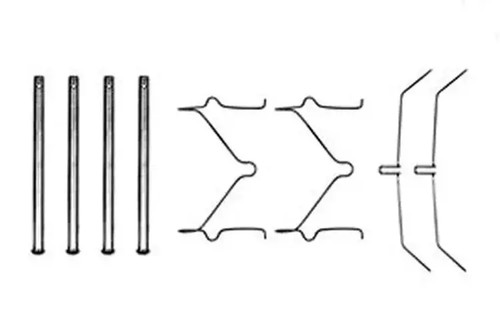 Brake pad fitting - fitting, pfk208