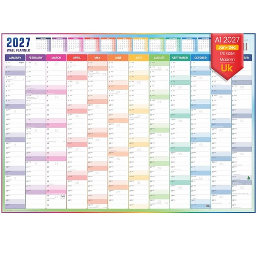 Wall planner 2027 - wall, a1