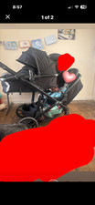 double pram baby and toddler