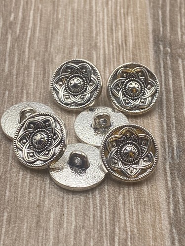 Shank buttons 15mm antique - buttons,