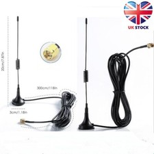 DAB Digital Aerial Car Radio Antenna Magnetic Base Mount SMA Male Plug