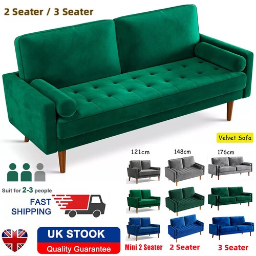 Modern seater velvet sofa - modern,